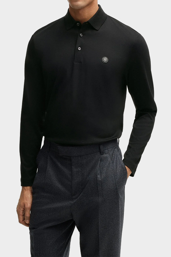 ΜΠΛΟΥΖΑ POLO BOSS - 002 ΜΑΥΡΟ